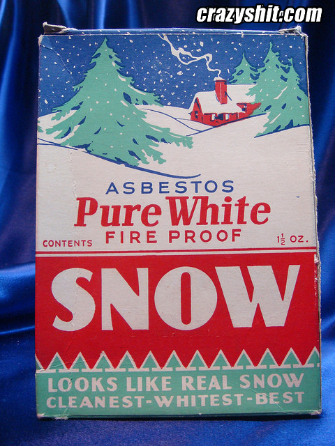 Asbestos Christmas Snow
