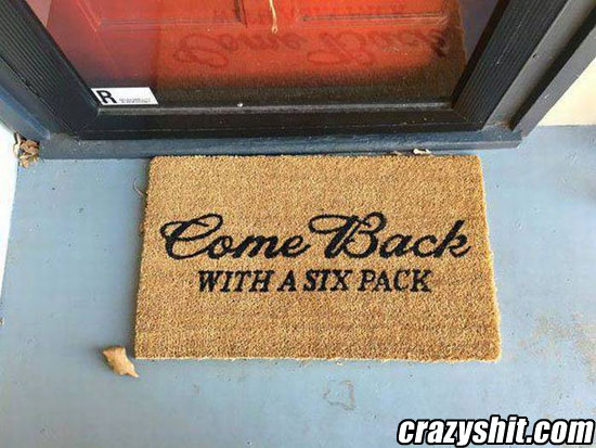 My new door mat.