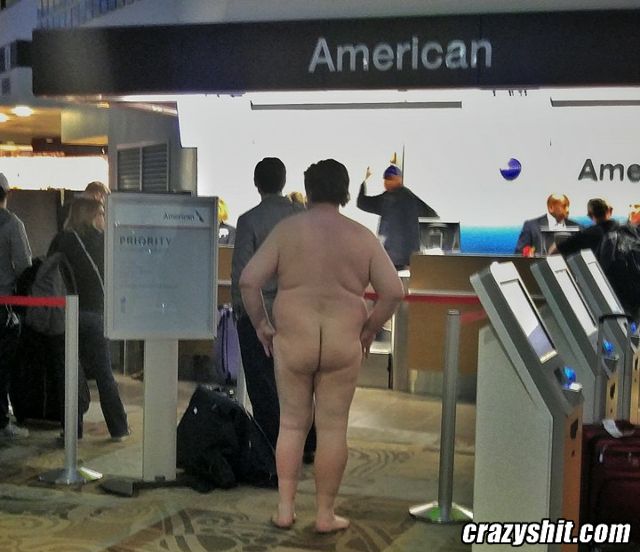 Naked At The Airport