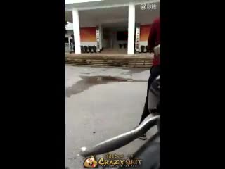 CrazyShit.com | Man Sets Himself On Fire - Crazy Shit