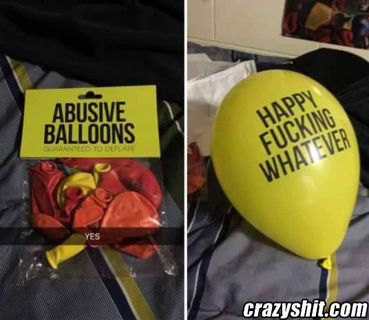 Balloons for an asshole