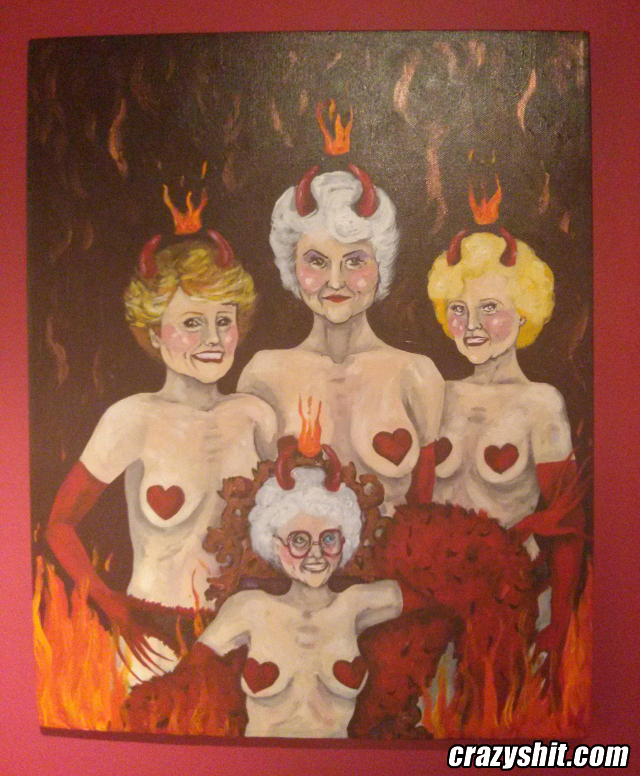 Golden Girls Devilish Art