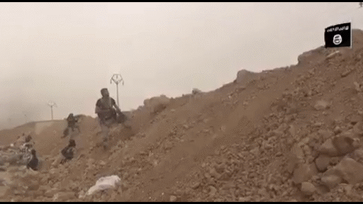 DAESH FIGHTER TAKES ONE IN THE BRAIN