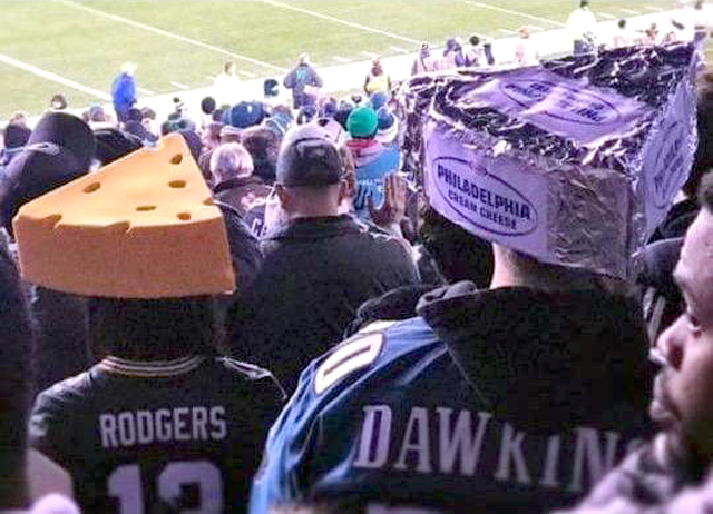 SPOTTED AT THE PACKERS-EAGLES GAME