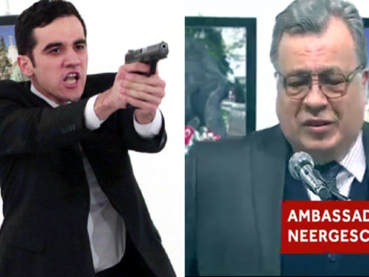 CrazyShit.com | TURKISH HITMAN KILLS RUSSIAN AMBASSADOR (RAW FOOTAGE) - Crazy Shit