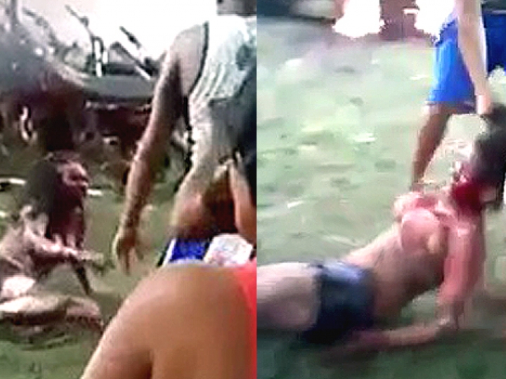 CrazyShit.com | TOWN BRUTALIZES ALLEGED BABY-KILLER - Crazy Shit
