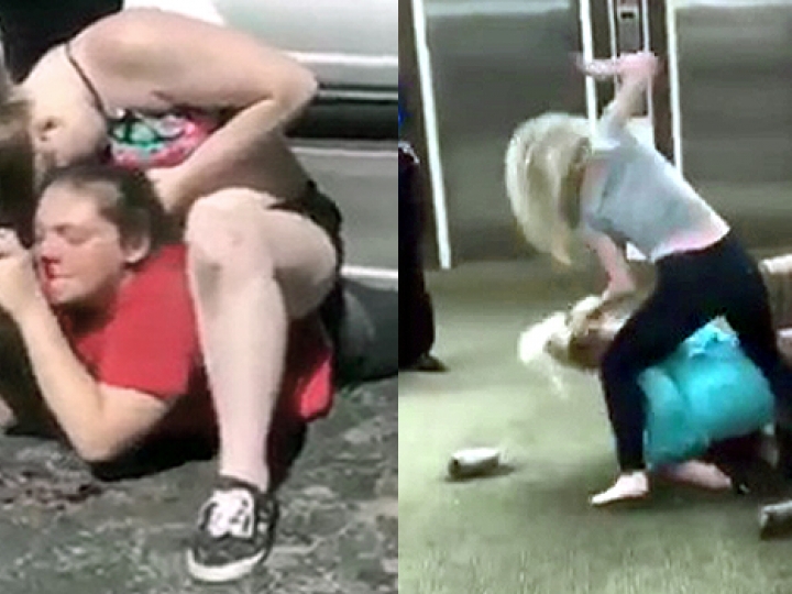 CrazyShit.com | 2 GIRLS THAT PICKED THE WRONG FUCKING PERSON TO FIGHT - Crazy Shit