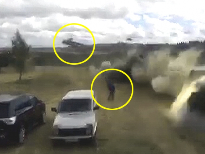 CrazyShit.com | OOPS: RUSSIAN ACCIDENTALLY DROPS MISSLE ON FELLOW SOLDIER - Crazy Shit