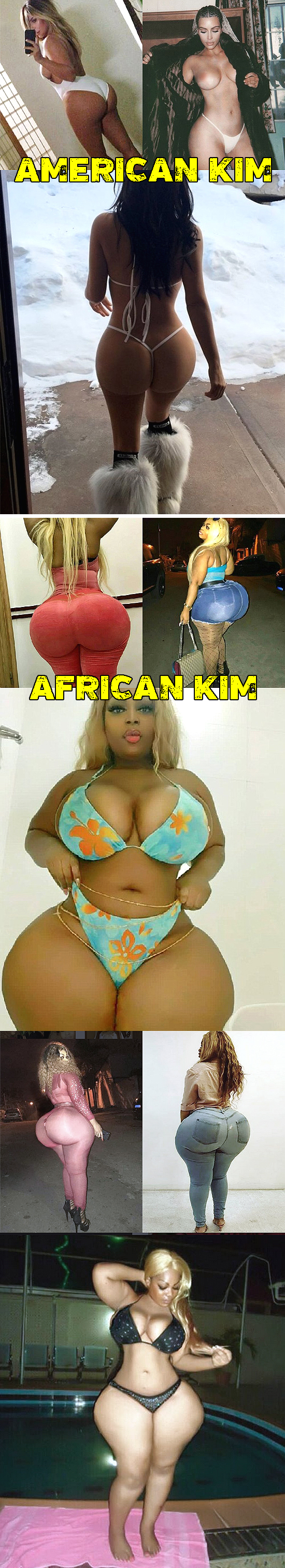 THE 'KIM KARDASHIAN OF AFRICA" SWEARS SHE'S ALL NATURAL