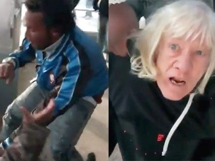 CrazyShit.com | FULL VERSION OF THAT ELDERLY WOMAN GANG ATTACK - Crazy Shit 
