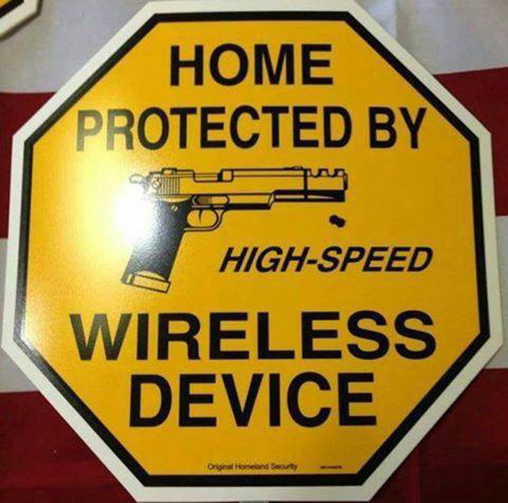 Warning to Home Invaders