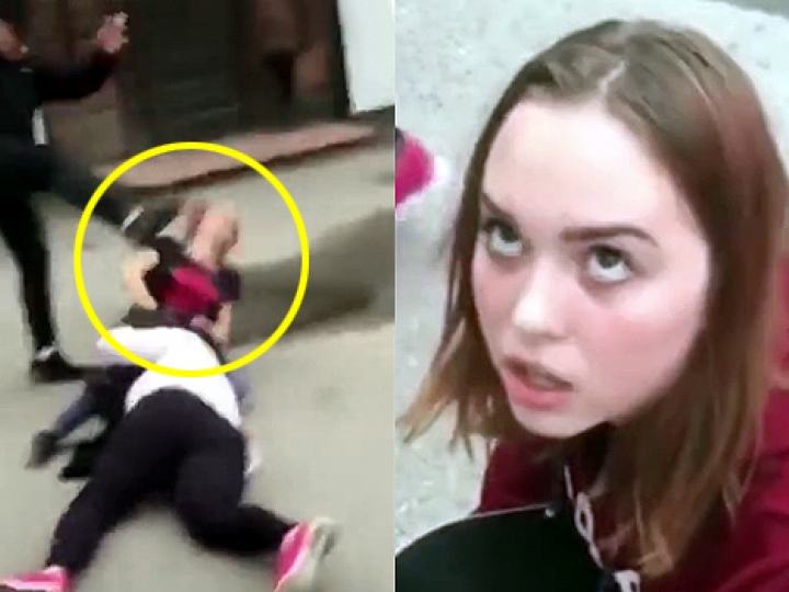 CrazyShit.com | DAMN! GIRL GETS HEAD KICKED IN LIKE A WORLD CUP SOCCER BALL - Crazy Shit