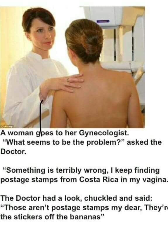 The Gynecologist says: