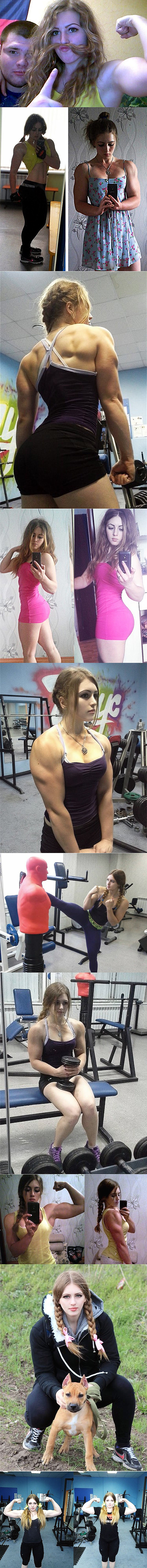 18-YEAR-OLD GIRL IS BUILT LIKE CONAN THE BARBARIAN
