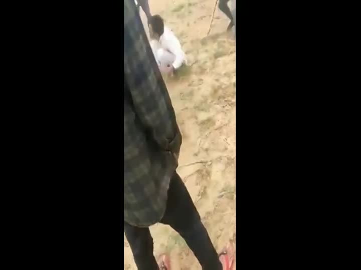 CrazyShit.com | Indian gets treatment with sticks - Crazy Shit