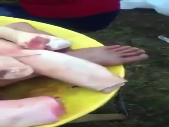 CrazyShitcom Dismembered Body In A Wheelbarrow Crazy