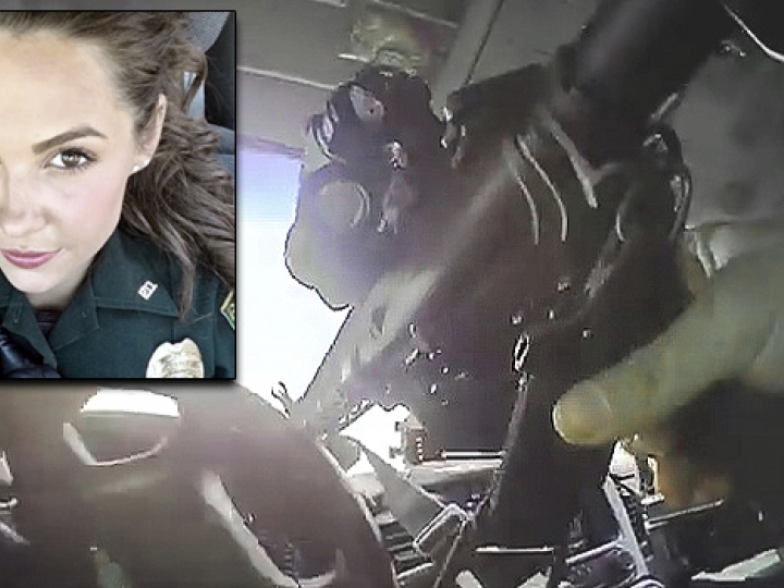 CrazyShit.com | FEMALE COP TAKES A BULLET, BUT JUST KEEPS FUCKIN GOING - Crazy Shit 