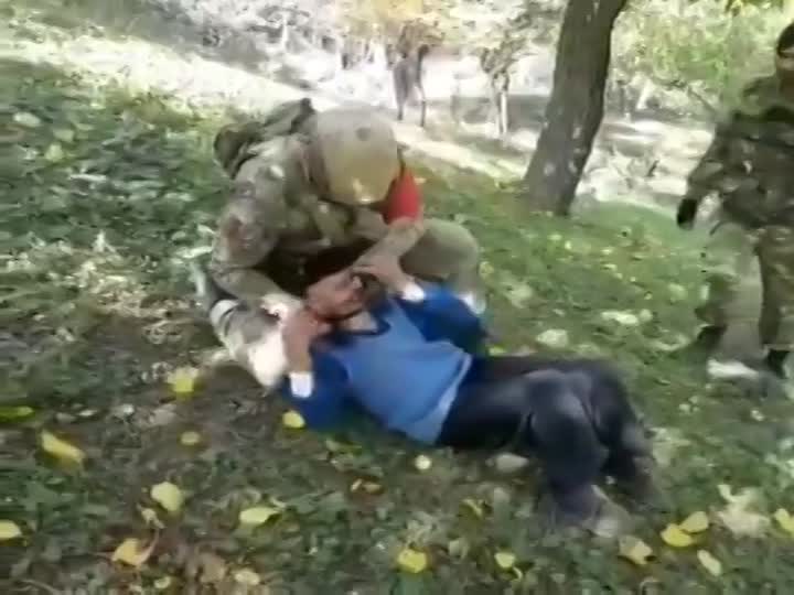 CrazyShit.com | Old Armenian man gets throat slit by Azerbaijani militant - Crazy Shit