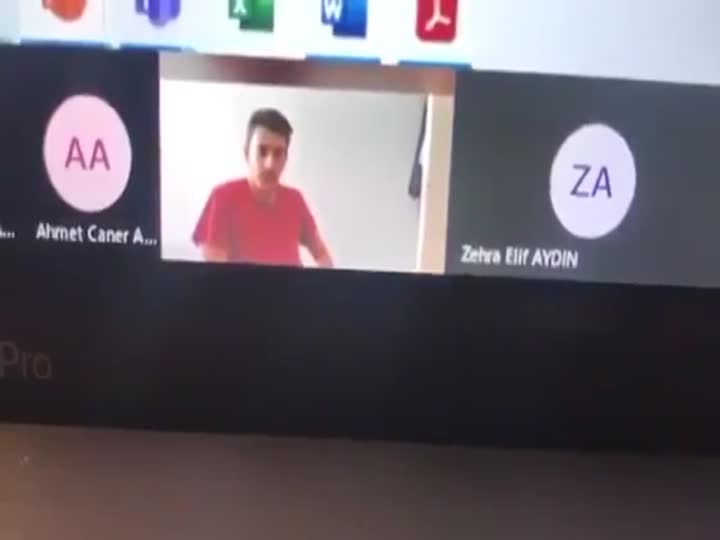 This guy was caught when masturbating online education