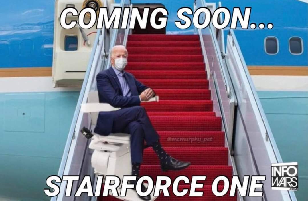 Stairforce One!!  LMAO!!