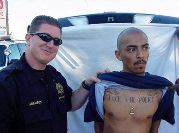 F the police