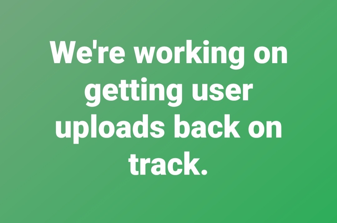 We're working on it.