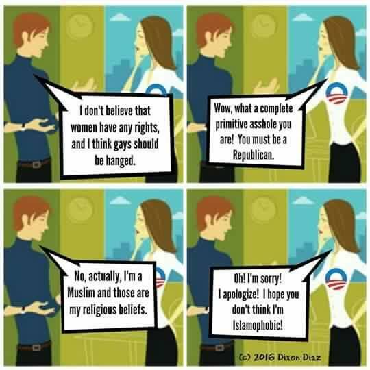 Typical democrat in a nutshell.