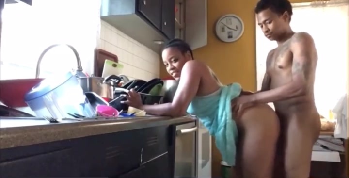 CrazyShit.com | Young nephew fucks his aunt in the kitchen - Crazy Shit