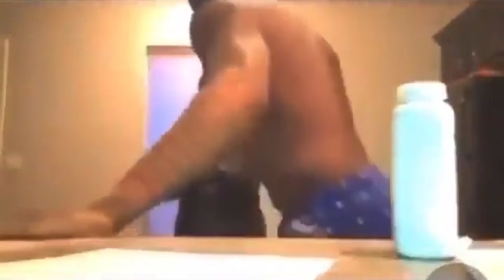 Crazy woman thinks she can overtake a black man