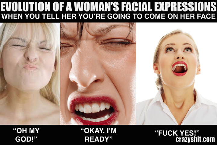 The evolution of facial cum