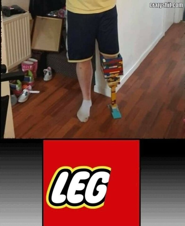 Lego leg
