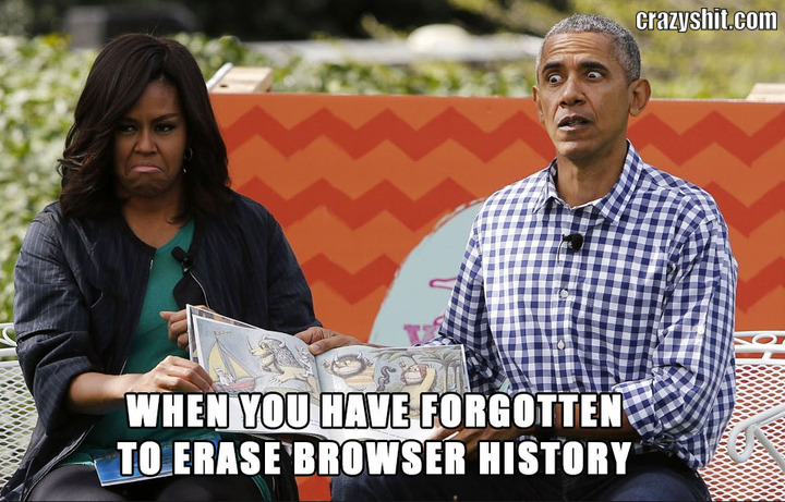 Erase browser history