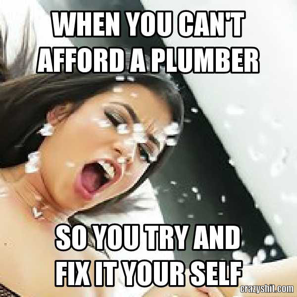 Trying to fix the plumbing