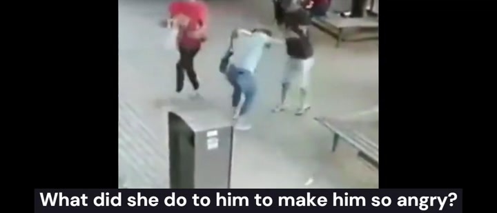 CrazyShit.com | Man Beats Woman; Then, Crowd Beats Man! - Crazy Shit