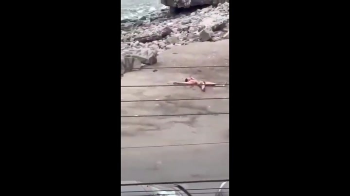 CrazyShit.com | Intoxicated Bolivian woman walks naked in Chile - Crazy Shit 