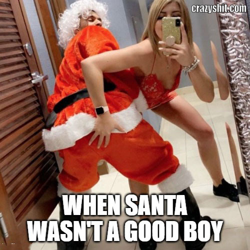 santa is a bad boy