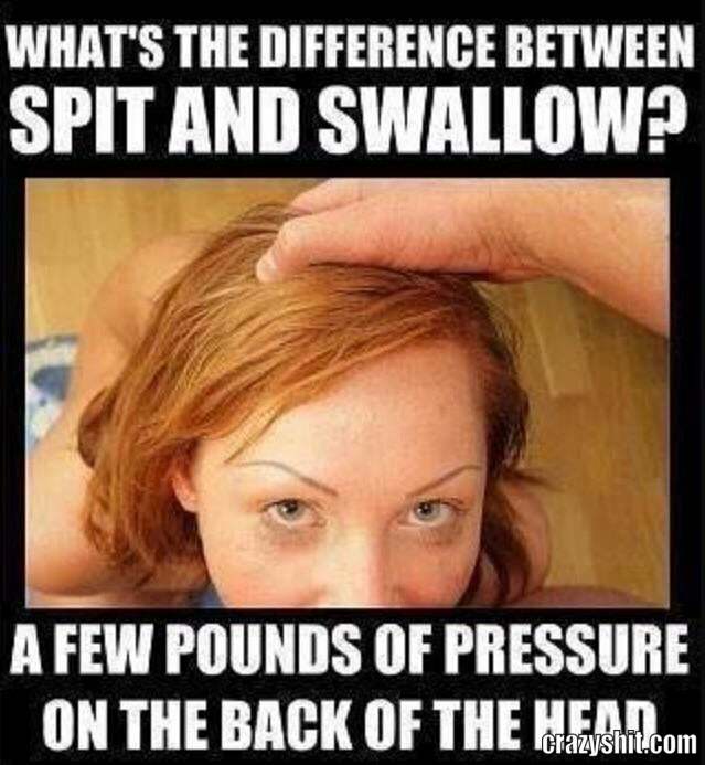 Spit vs swallow