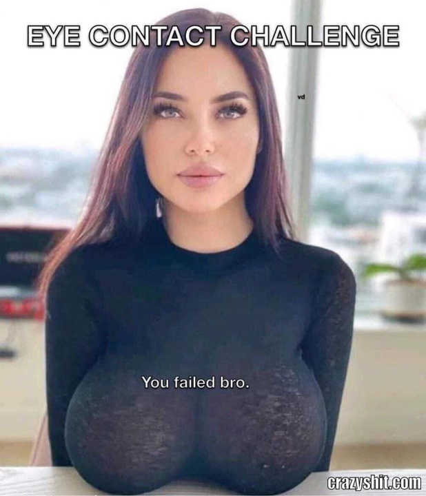 eye contact challenge