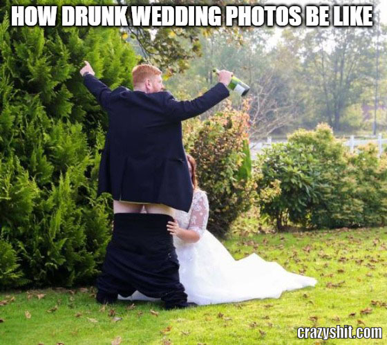 drunk wedding