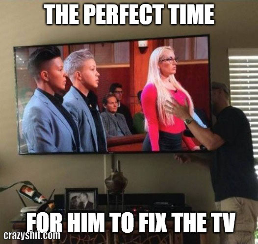 fixing the tv