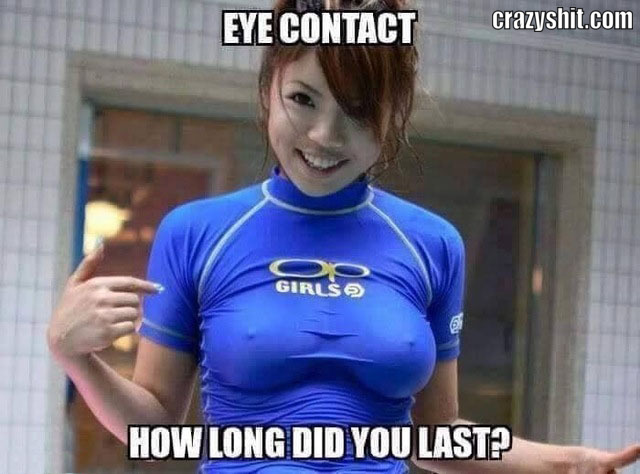eye contact