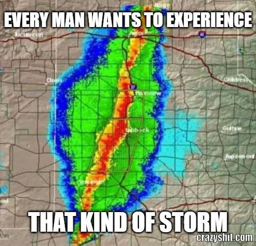 a weird type of storm