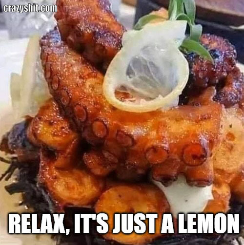 its just a lemon
