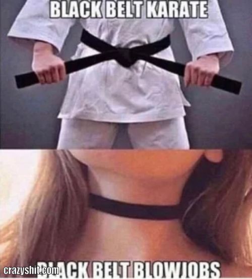 black belts