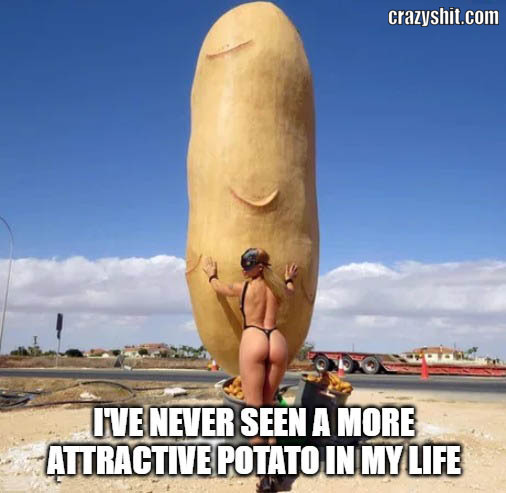 look at this potato