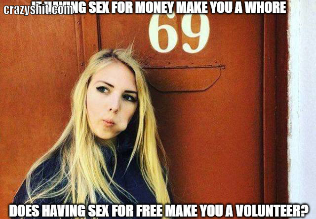 whore vs volunteer