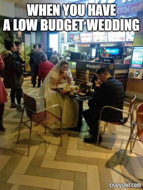 low budget wedding