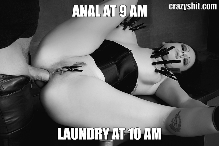 anal and laundry