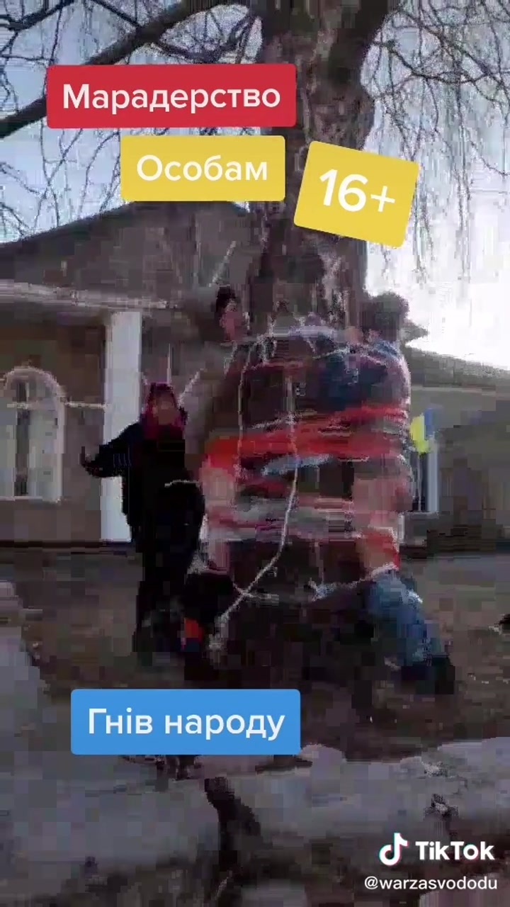 CrazyShit.com | punishment for looters in Ukraine - Crazy Shit