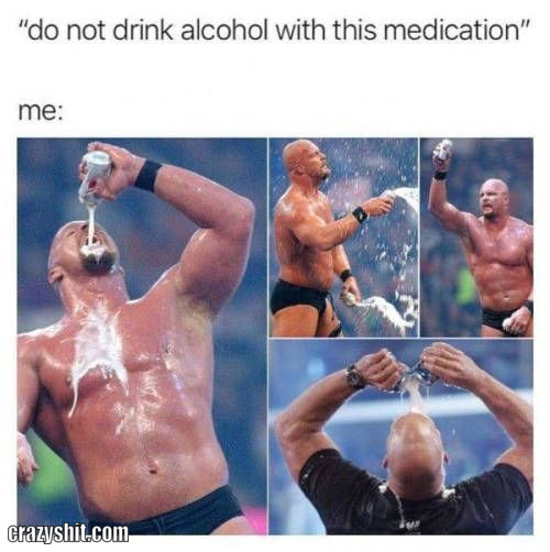 alcohol and medication